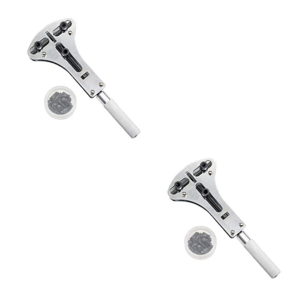 US 1-2 Pc 18-55mm Watch Repair Tool Screw Case 18 - 60mm Back Opener Remover