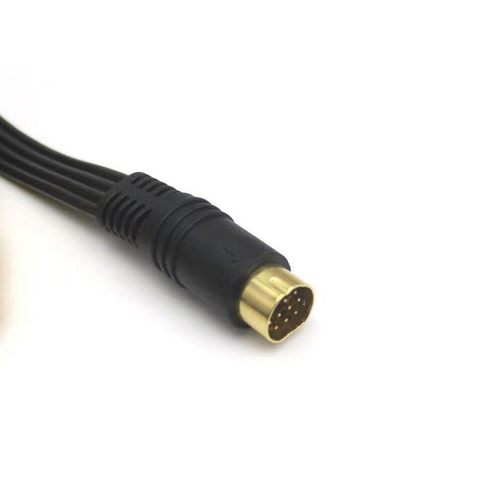 US 2-4 Pack 6FT Audio Video AV Composite Cable Cord for Sega Saturn RCA A/V