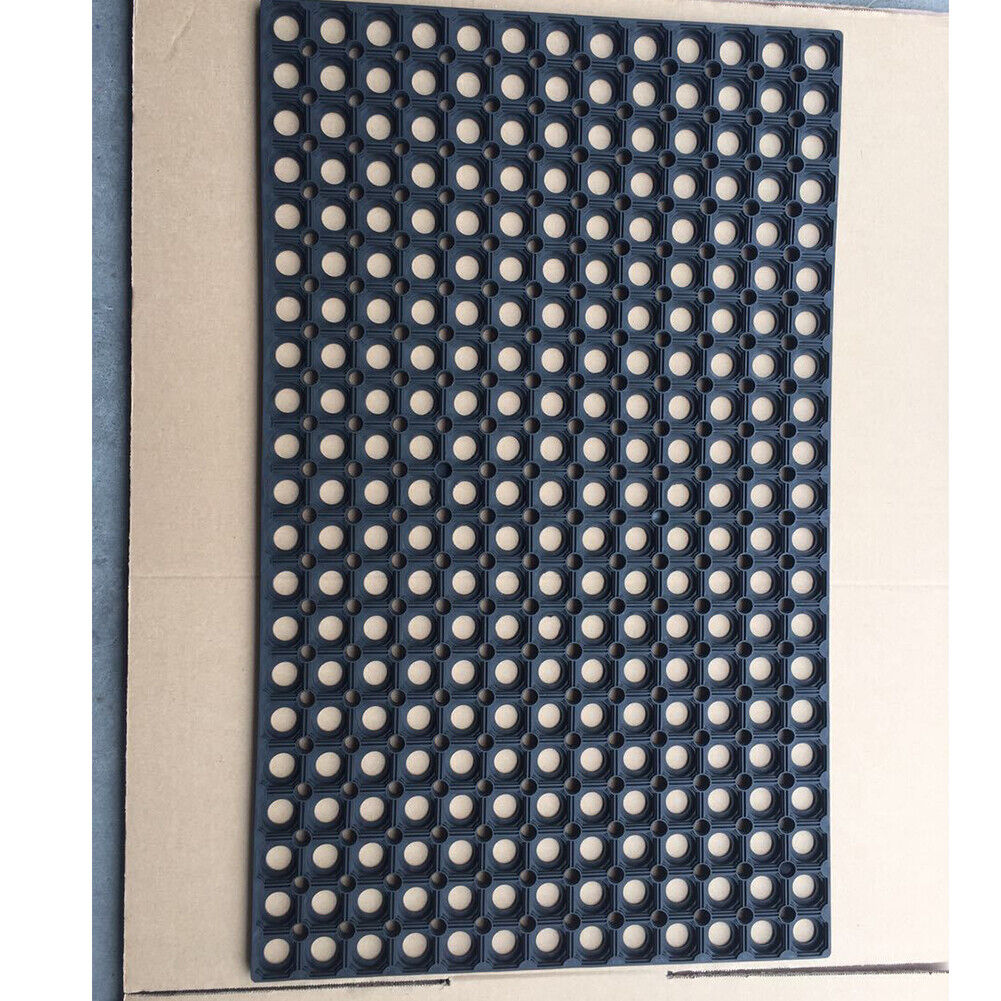 US Non Slip Door Mats Indoor Outdoor Rug Heavy Duty Washable Kitchen Rubber Mat