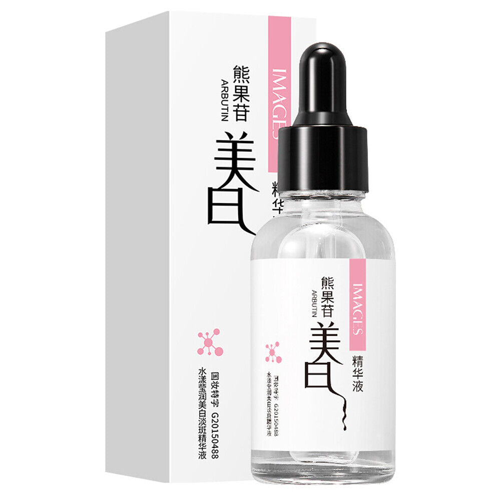 US 1-2 Pack Anti Aging Wrinkle Moisturizing Essence Serum Six-Peptide Arbutin