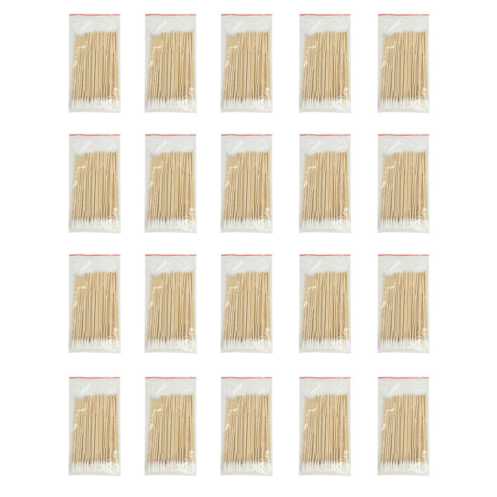 US1000-2000 Pcs Cotton Swabs Applicator Q-tip 6" Extra Long Wood Handle Cleaning