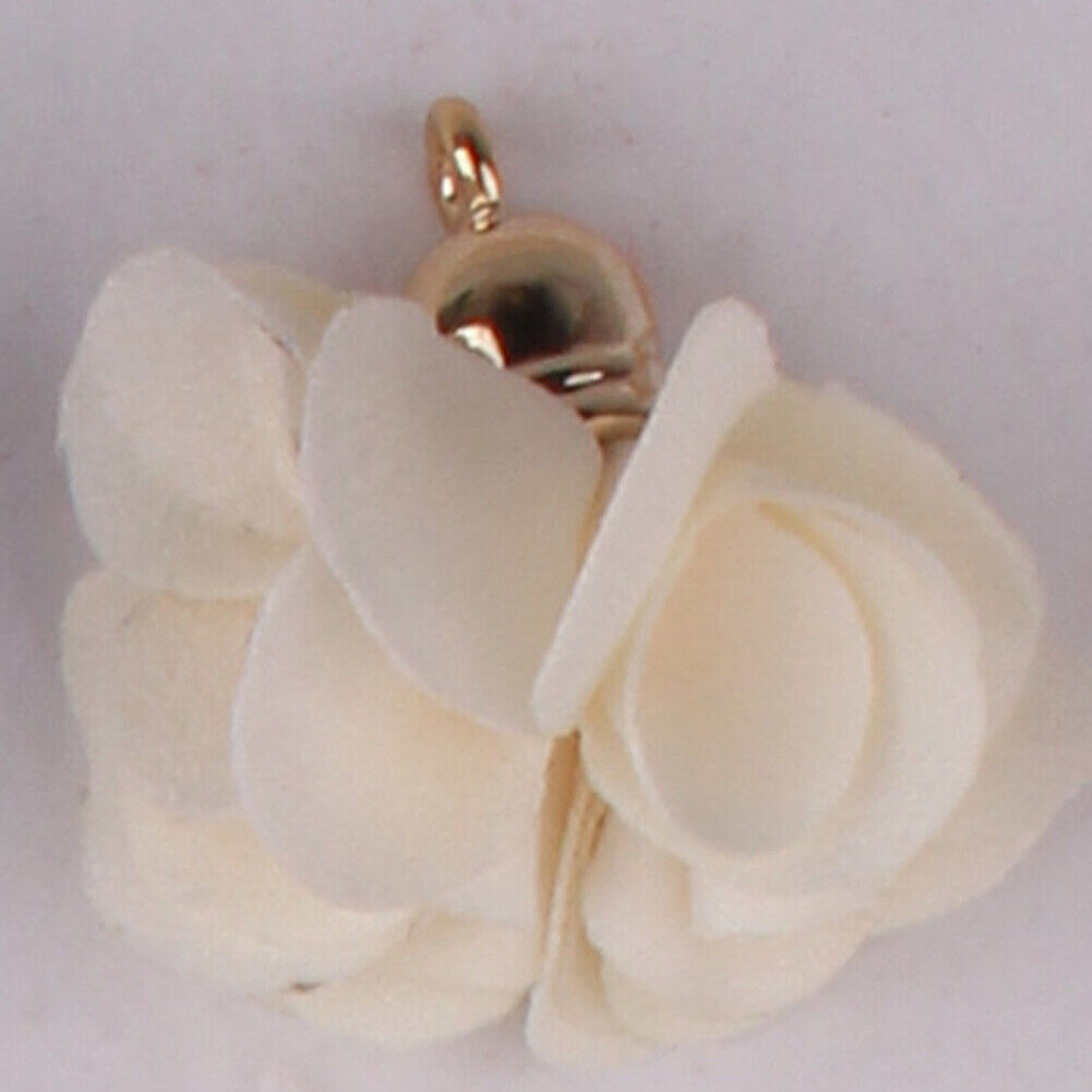 US 38-76 Pcs Tassels One Inch Mini Rose Tassel Light Gold Cap Tassel Pendants