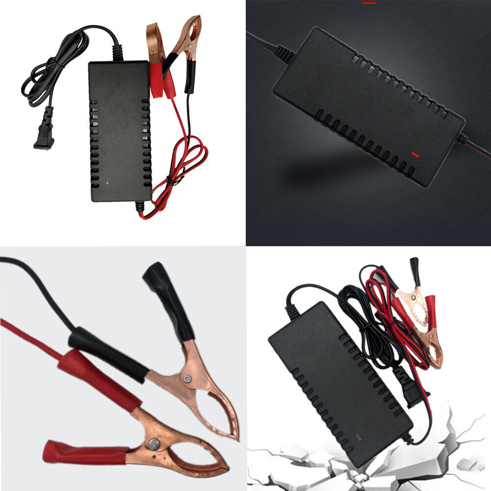 US 2-4 Portable Battery Charger 12V For Car Automotive Motorcycle Truck RV Boat