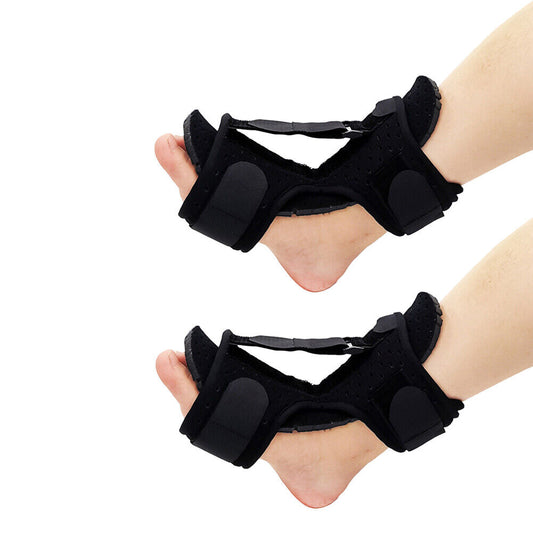 US 2-4 Pairs Adjustable Ankle Brace Foot Drop Orthotic Brace Support Toe Pain