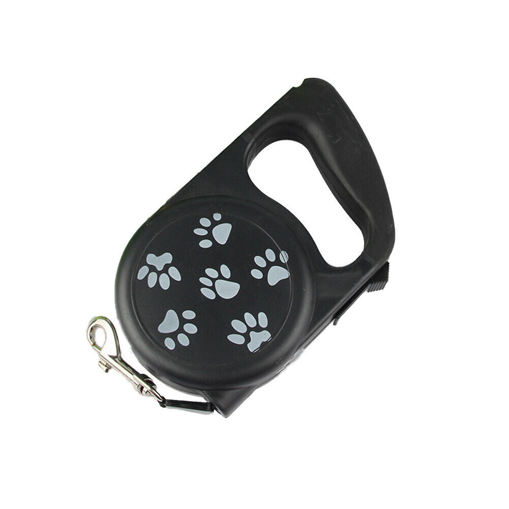 US 1-2 Retractable 26 Ft Dog Leash up to 66Lb Rope Cord Anti-Slip Handle Braking