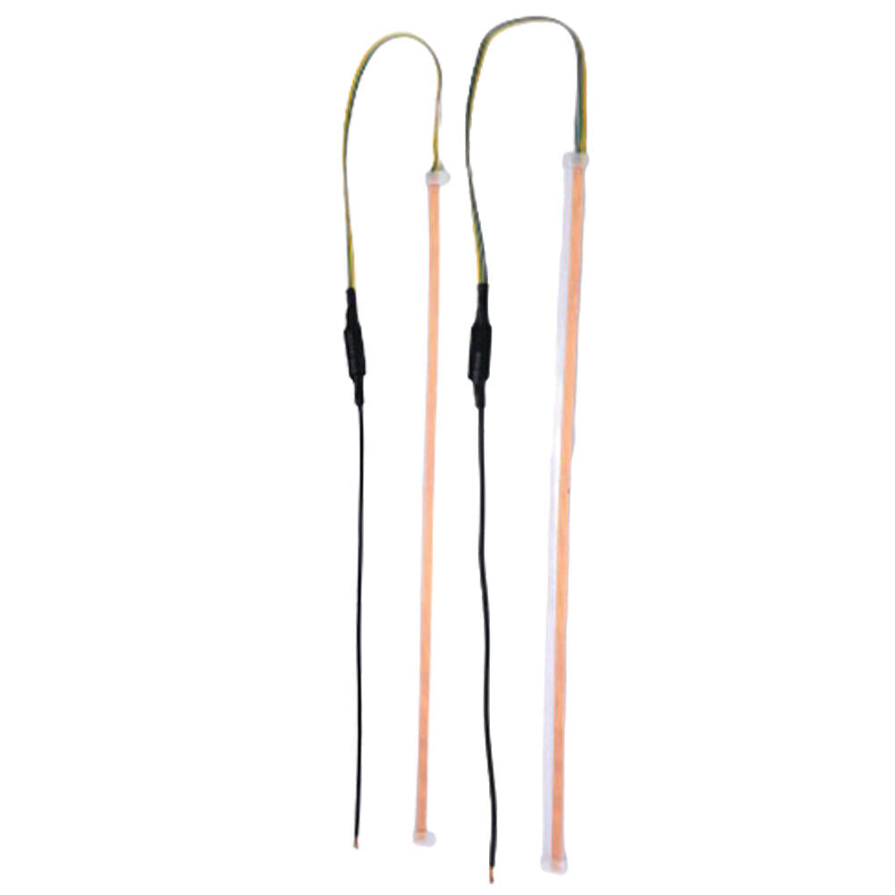 US 2-4 Pack 23.62'' Flexible IR LED Waterproof Slim Turn Signal Strip Headlight