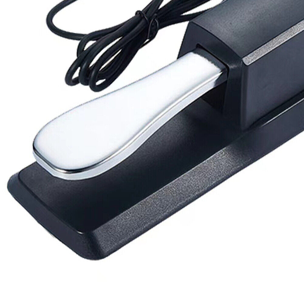 US Sustain Foot Pedal with Polarity Switch for Digital Electronic Keyboard Piano