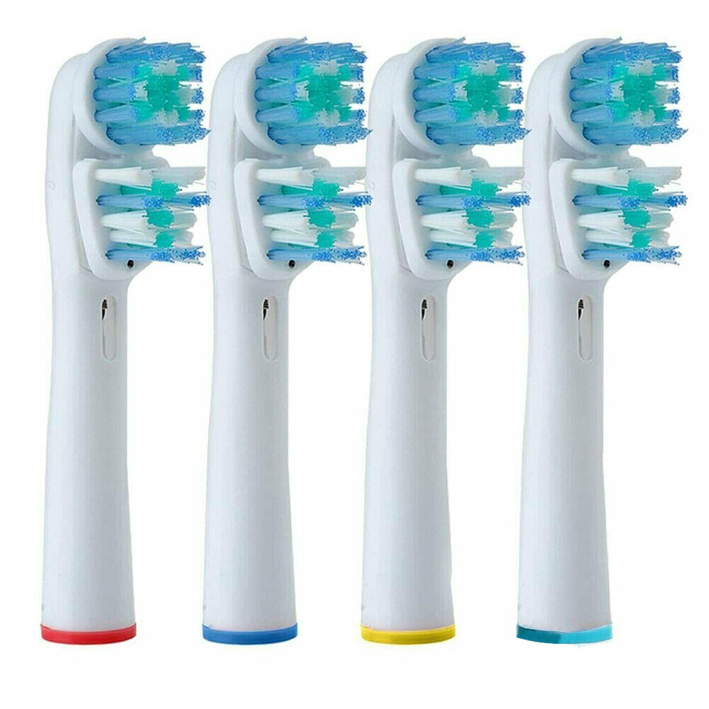 US 2-4 Pack Replacement Toothbrush Heads Compatible with Oral B Dual Clean