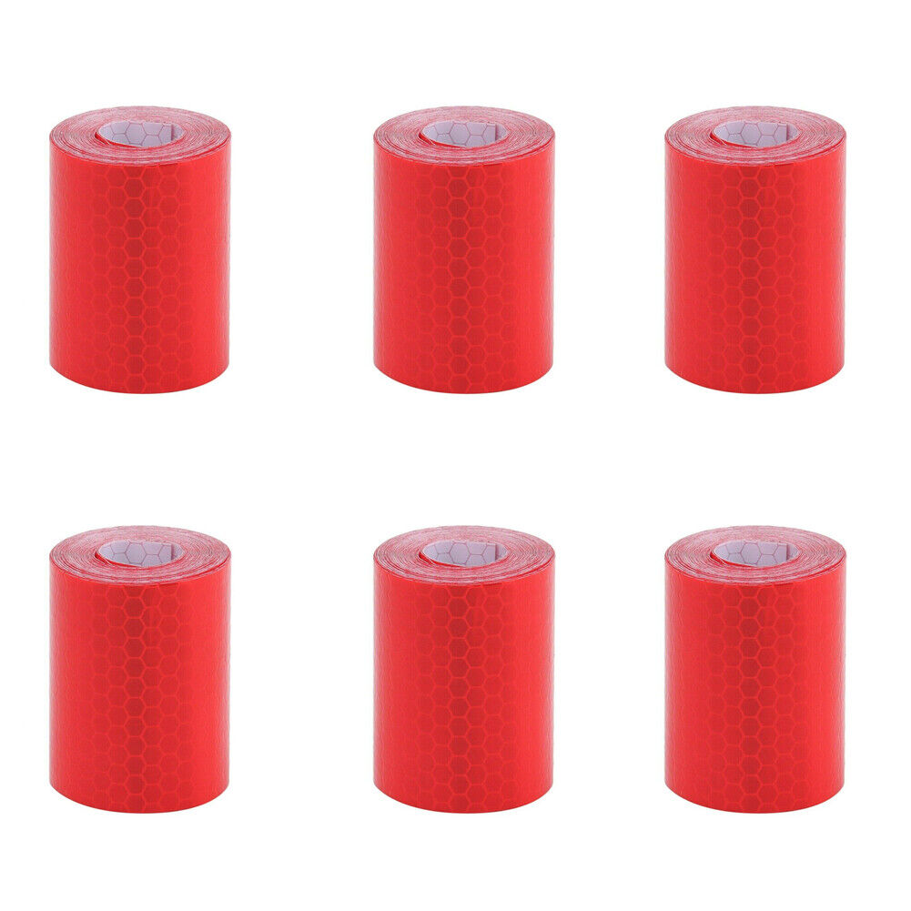 US 3-6 Pack 10 Ft High Intensity Reflective Tape Adhesive Safety Warning Sticker