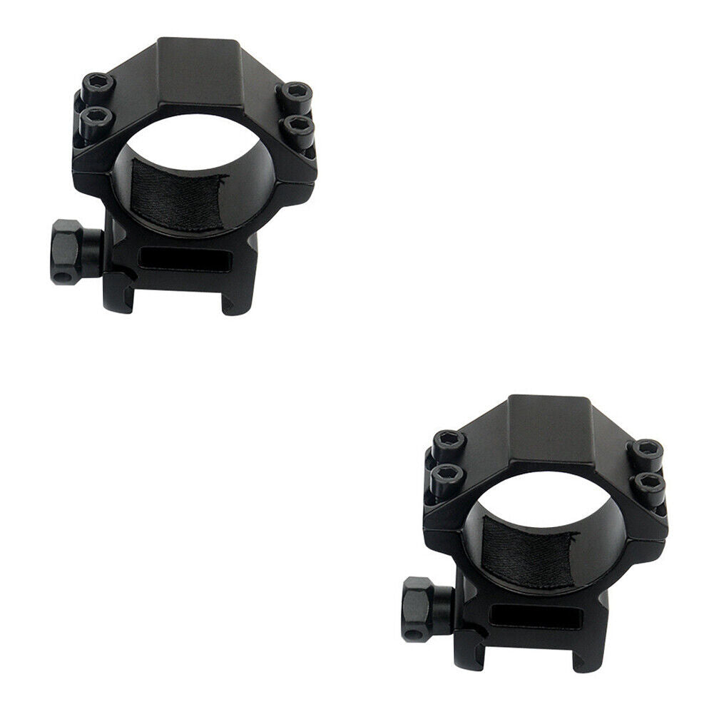 US 1'' inch Middle Profile Scope Rings for Picatinny Weaver Mount Heavy Duty