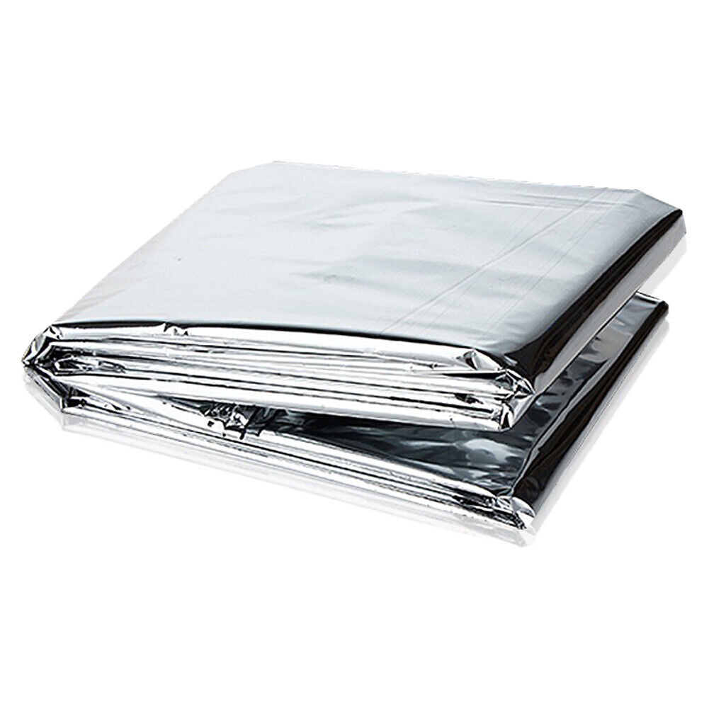 US 15-30 PACK Emergency Solar Blanket Survival Safety Insulating Mylar Thermal