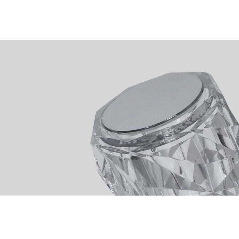 US 1-2 Pack LED Crystal Lamp Rose DiamondTouch Atmosphere Night Light for Bar