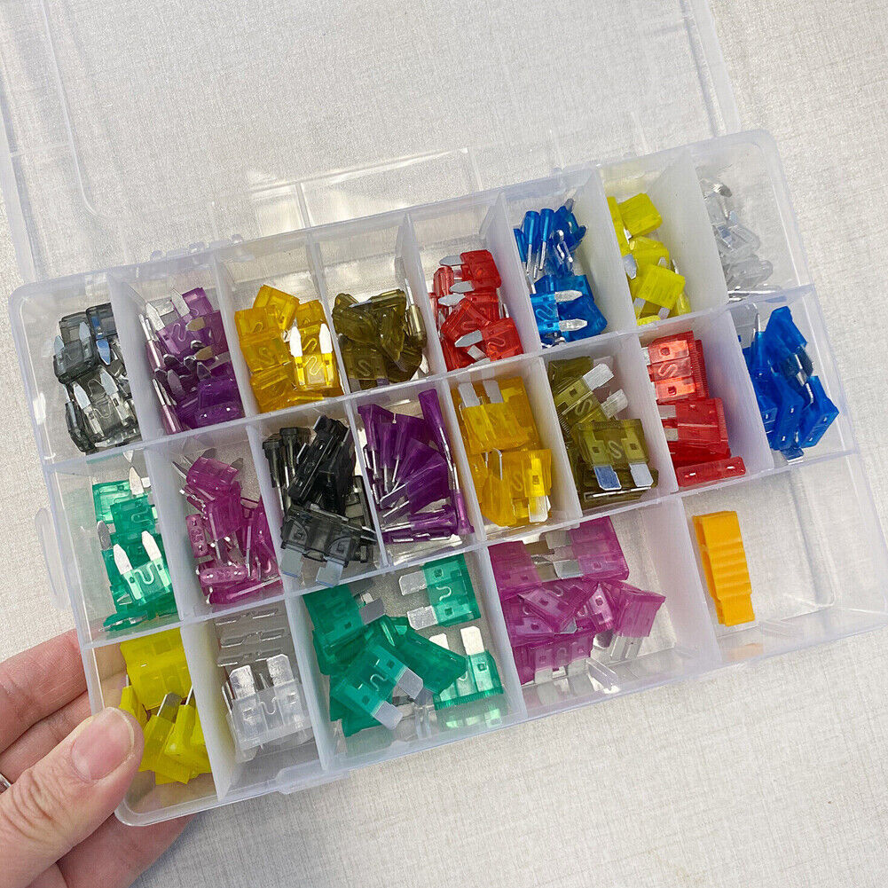 US 220-440Pc Set Blade Fuse Kit Motorcycle Auto Truck Car Assortment ATC ATO ATM