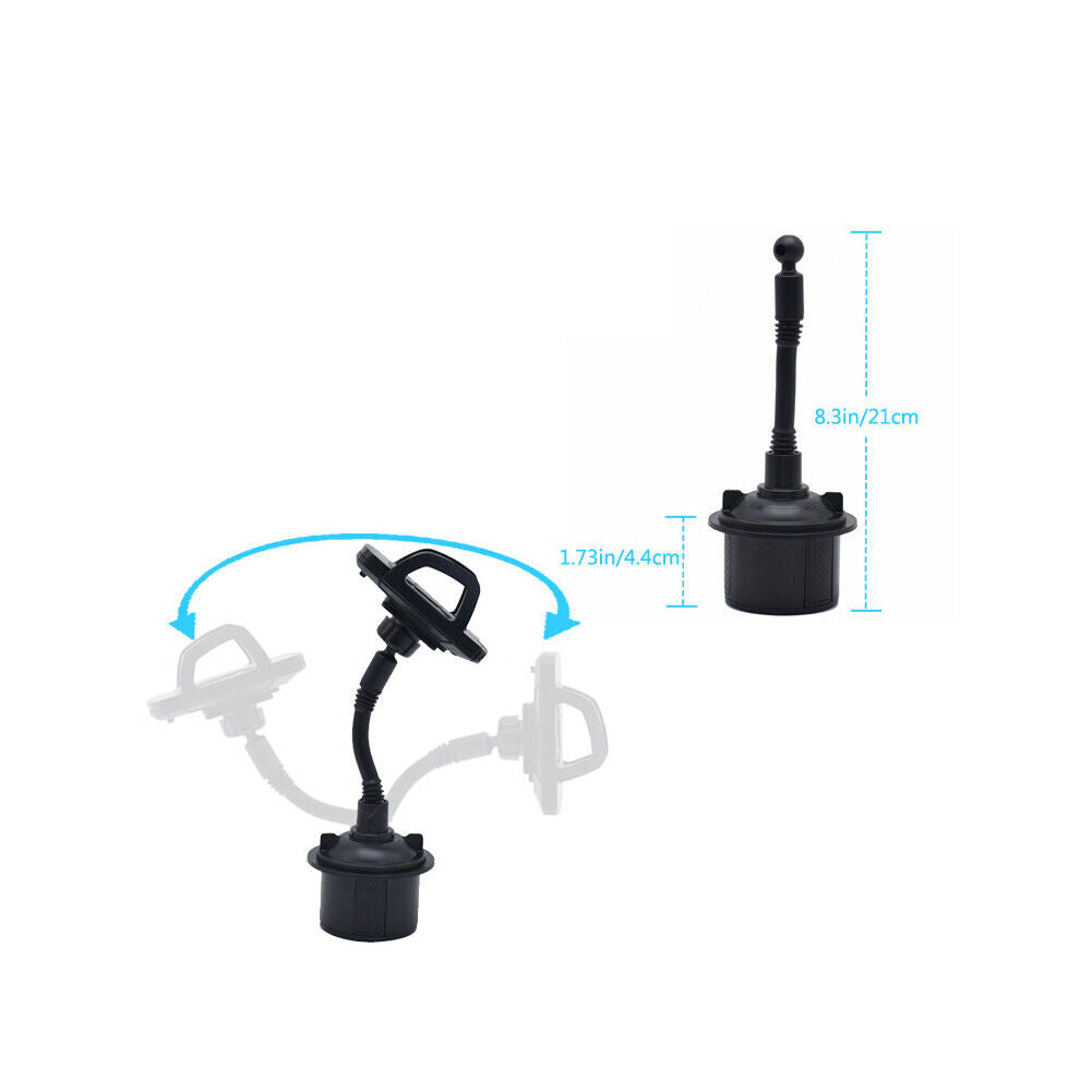 US 2-4 Pack Upgraded Universal Car Cup Phone Holder Cradle Adjustable Gooseneck