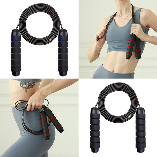 US 4-8 Pack Jump Rope Aerobic Exercise Boxing Skipping Adjustable Bearing Speed