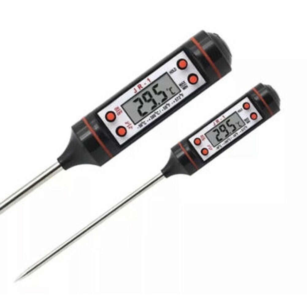 US 3-6 Digital LCD Instant Read Probe Meat Thermometer Baking Grill BBQ Cooking