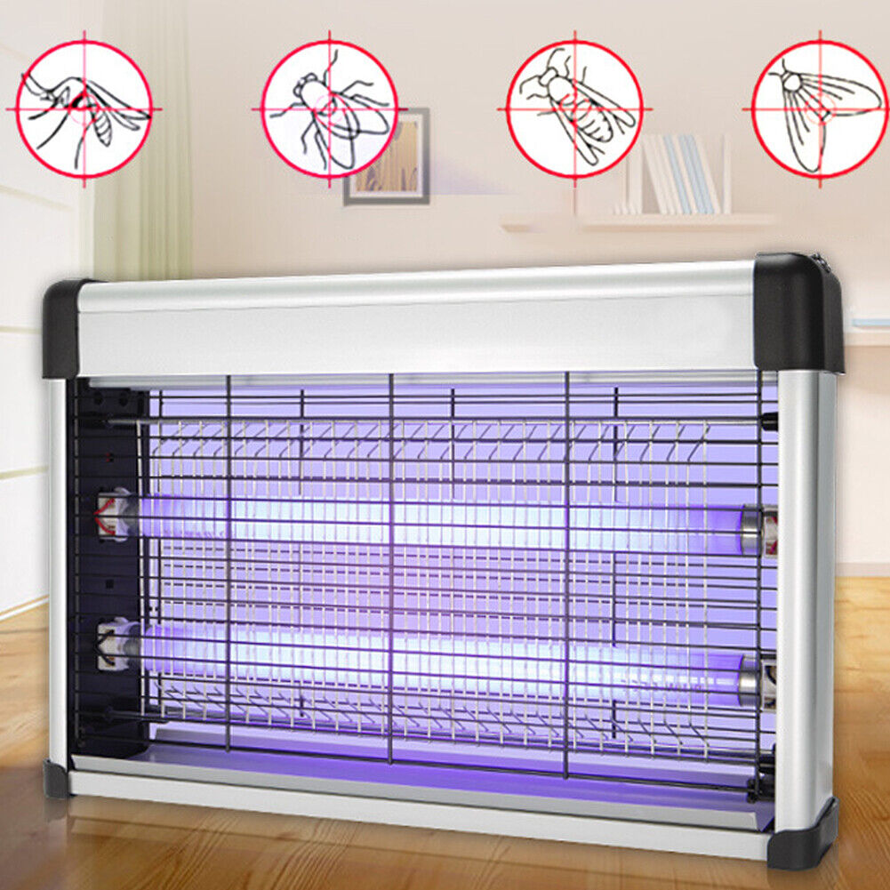 US Lamp Insect Killer Mosquito Zapper Bug Fly Trap Electric Indoor Light Lawn