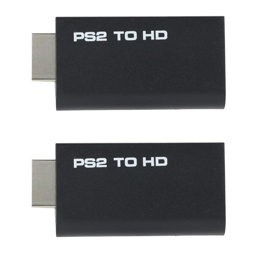 US 2 Pack PS2 to HDMI Video Converter Adapter with Audio Output for HDTV Monitor