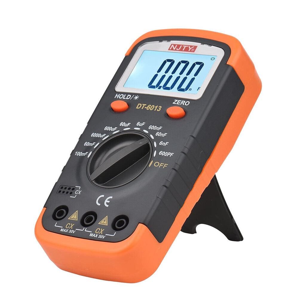 US 1-2 Pack Digital Capacitance Meter Capacitor Pro Tester LCD Backlight Display