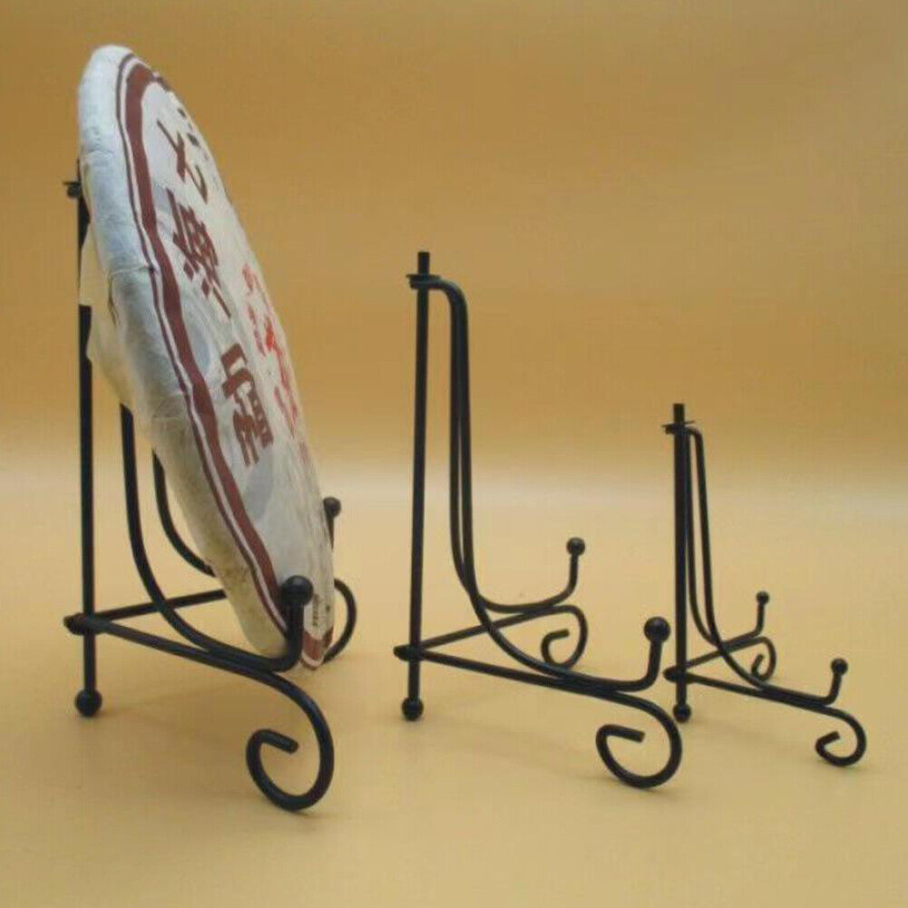 US 8-16 Pc Iron Easel Display Stand Holders Picture Frames Decorative Plates Art