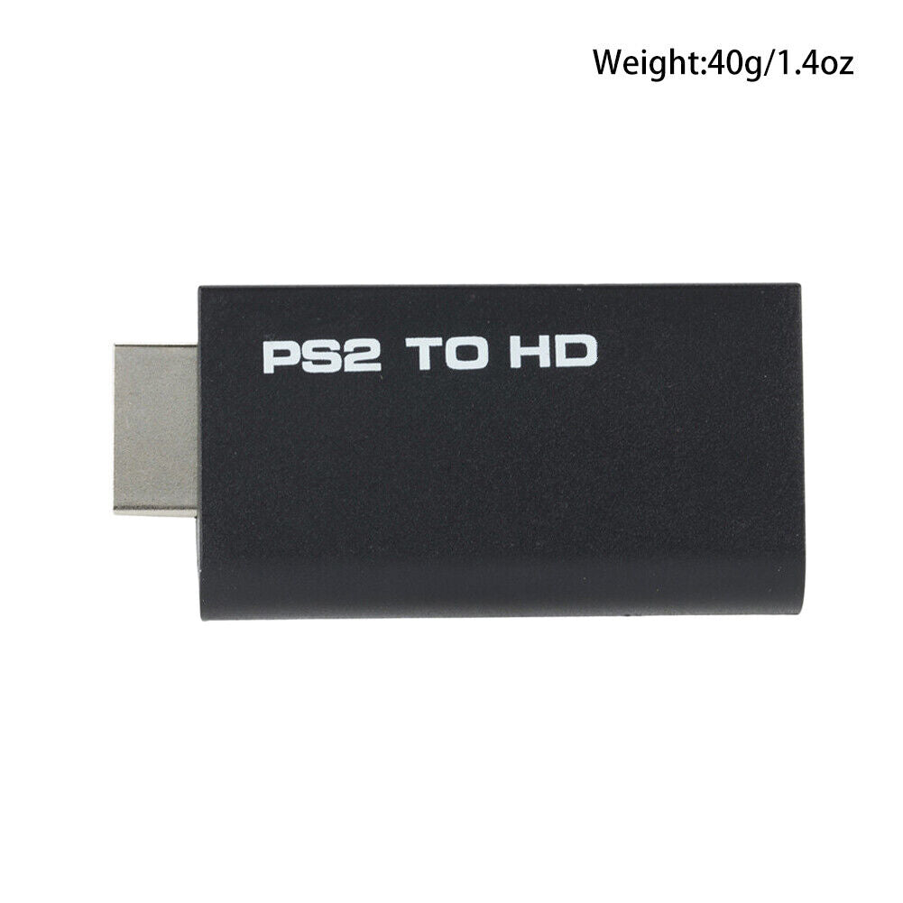 US 2 Pack PS2 to HDMI Video Converter Adapter with Audio Output for HDTV Monitor