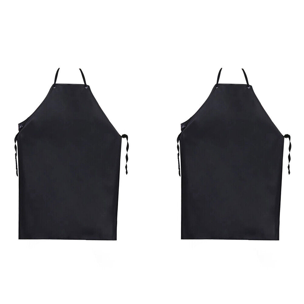 US Heavy Duty Vinyl Waterproof Apron Chemical Resistant PVC Industrial 42x29.5''