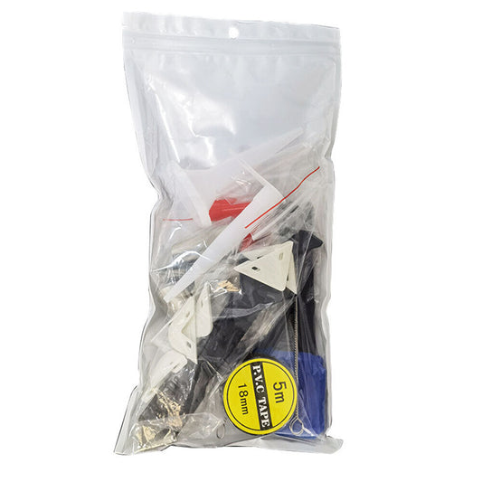 US 1-2 Set of 35 Pcs Caulking Tool Kit Stainless Steel Sealant Caulk Nozzle Kit