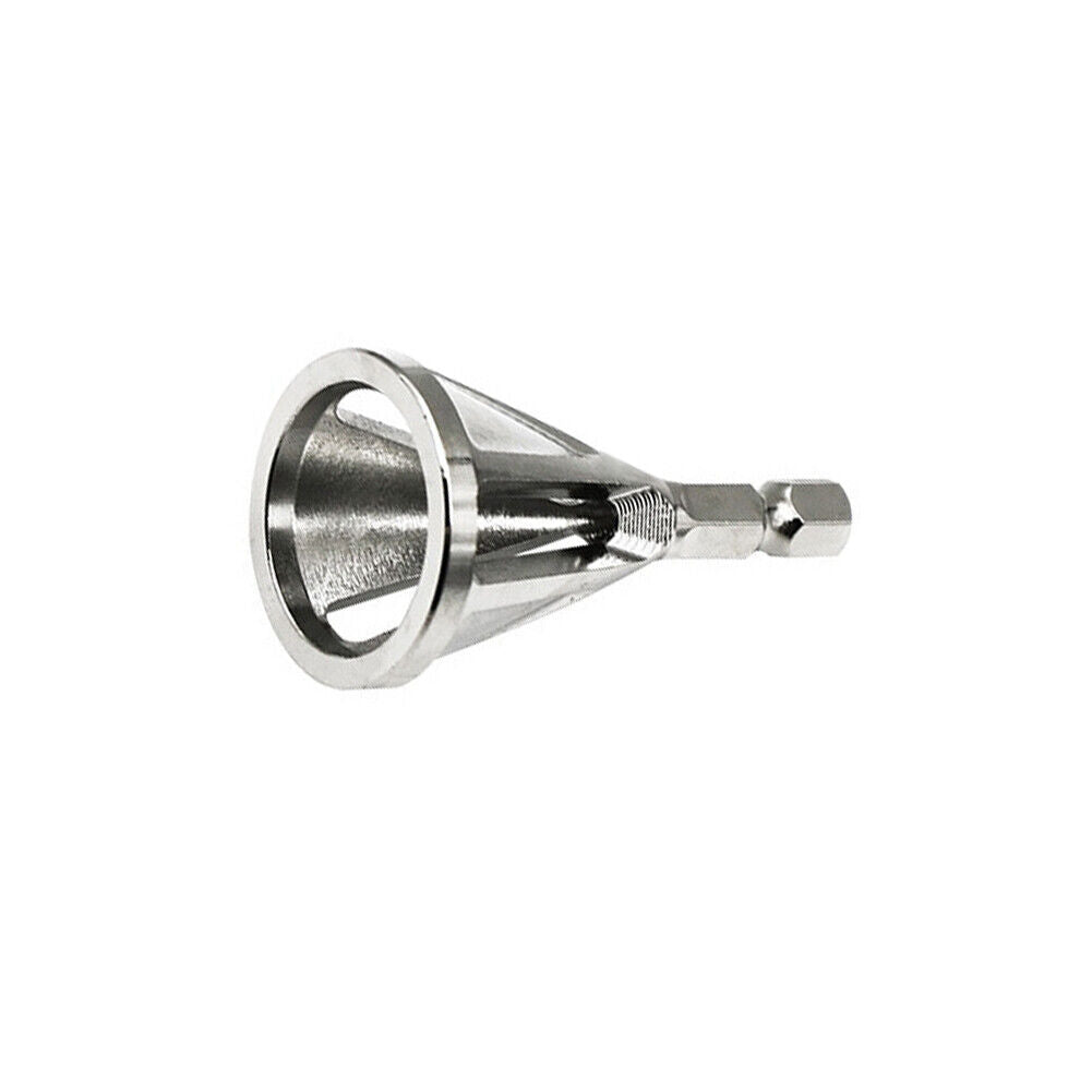 US 2Pc Deburring External Chamfer Tool Stainless Steel Remove Burr Drill Bit