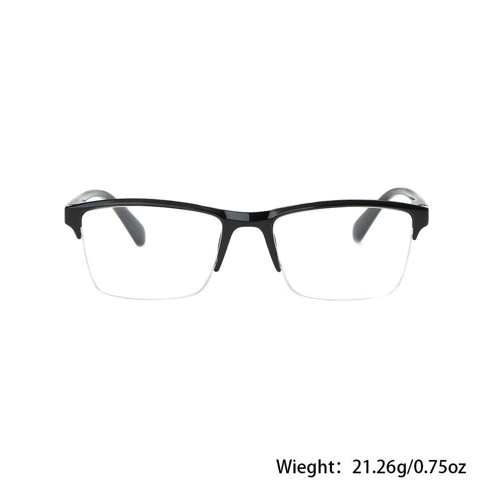 US 4-8 Pack Reading Glasses Readers Men Women Square Frame Spring Hinge Durable