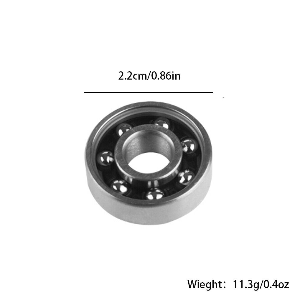 US 8-16 Pcs Skateboard Longboard Bearings PRECISION ABEC 9 BLACK SHIELD Size 608