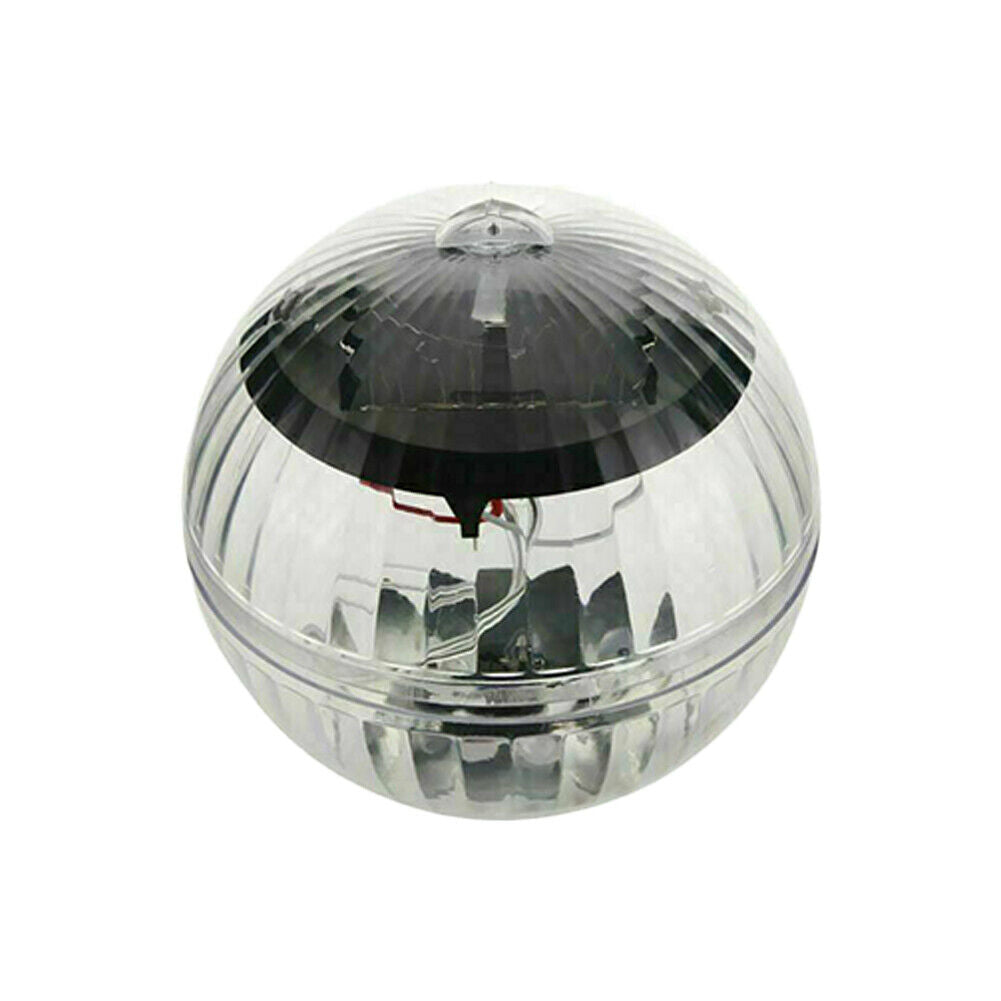 2 Pc Outdoor Solar LED Floating Light Garden Pond Pool Lamp Rotating RGB Color
