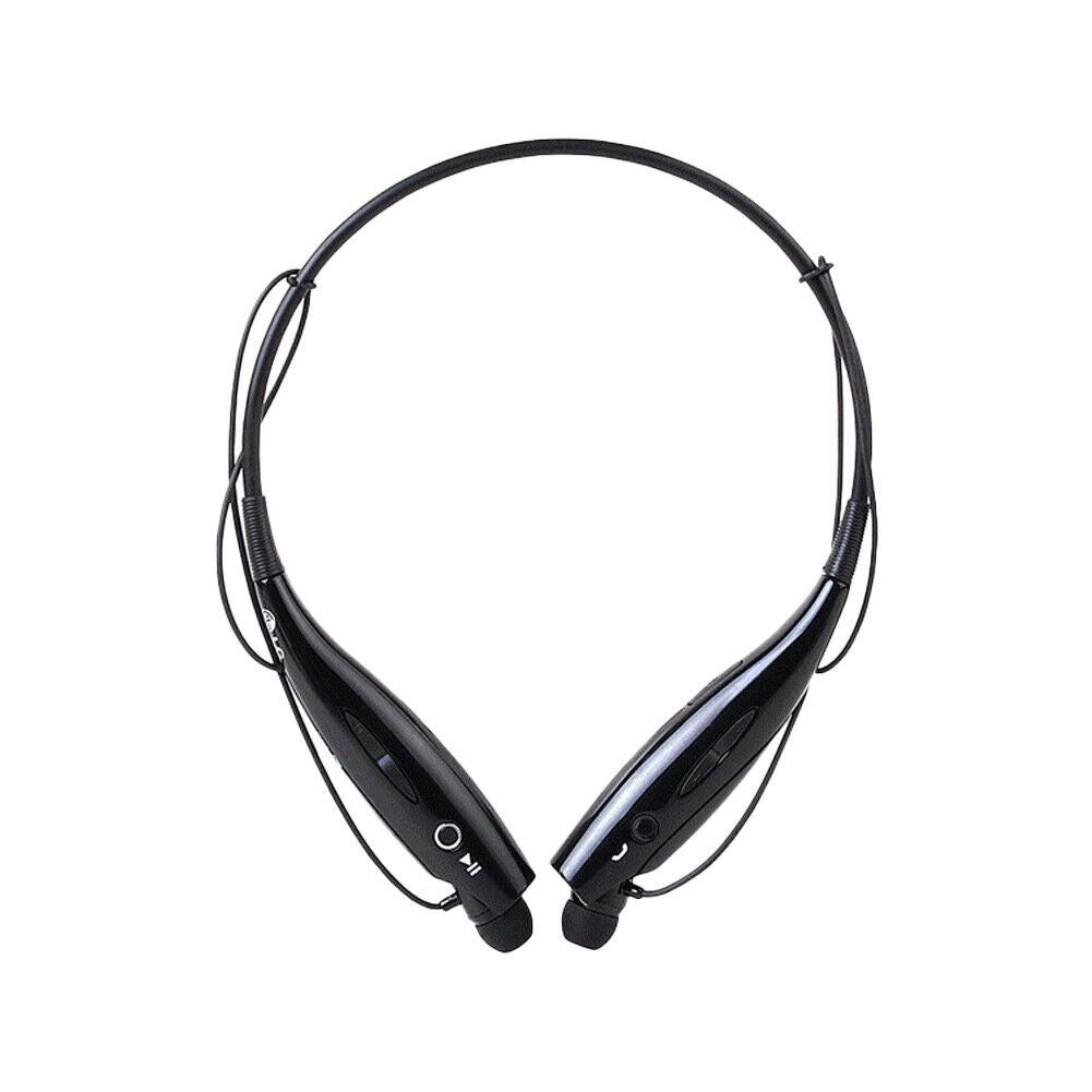 1-2Pc Bluetooth Neckband Wireless Headphones Mic Headset Stereo Earbuds Earphone