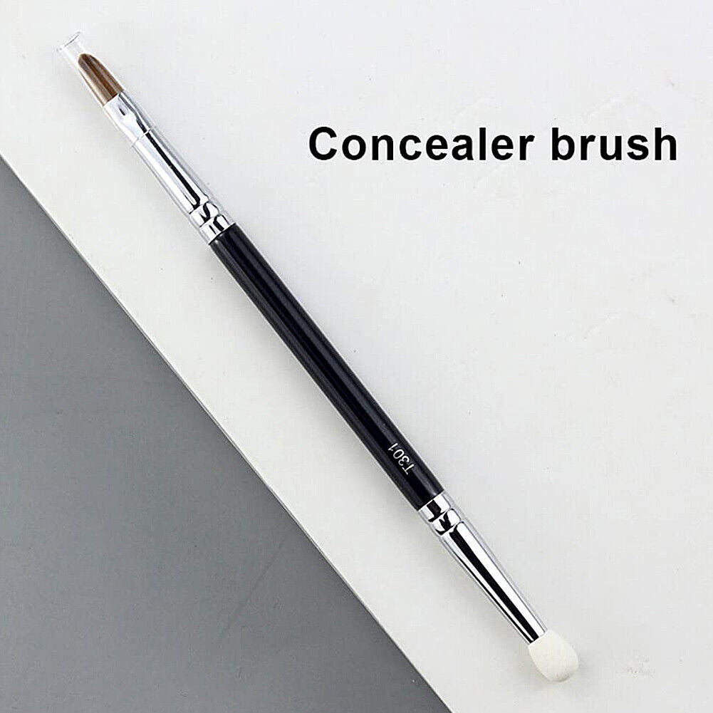 US 1-2 Concealer Brush Set T22+T301 Fine Double-headed Sponge Tear Trough Cover