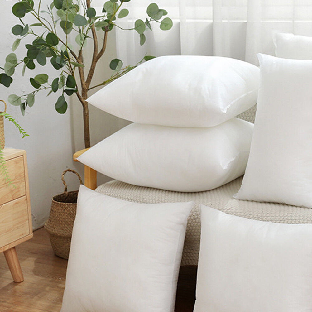 US 4 Pack Throw Pillows Insert Ultra Soft Bed & Couch Sofa Decor
