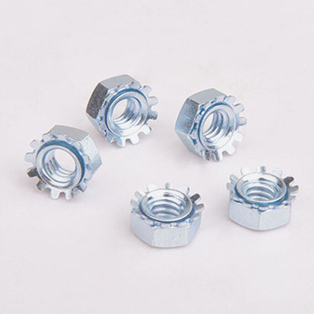 US 100 Pc Stainless Steel Keps K-L lock Nut with free spinning washer 3/8-16