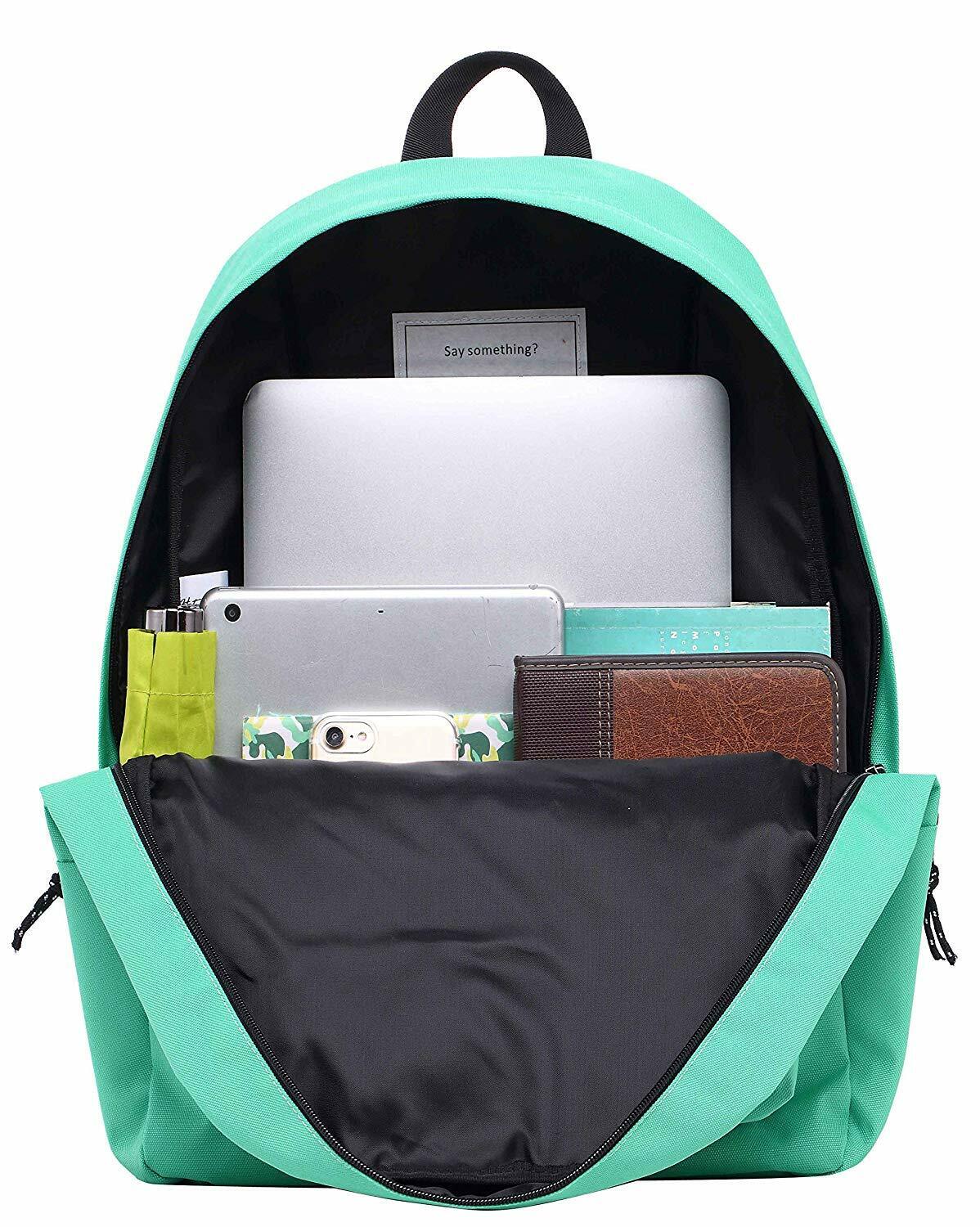 SIMPLAY Classic School Backpack Bookbag, 17"x12.5"x5",Assorted Colors and Prints