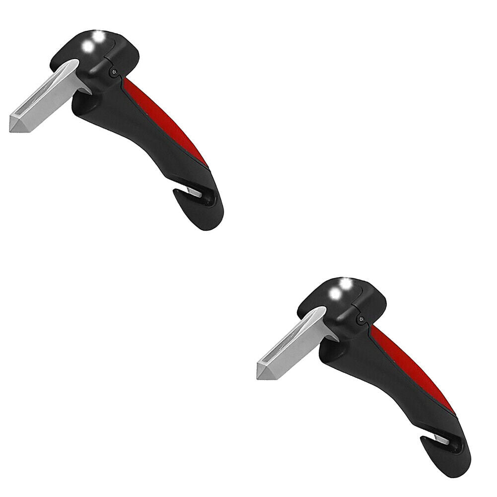 US 1-2 Pcs Portable Vehicle Support Handle Seat-Belt Cutter Window Breaker Aids