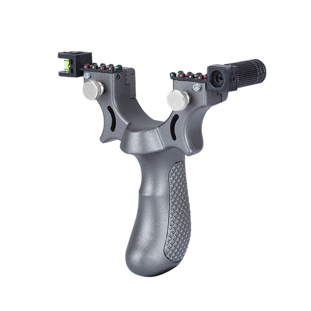 US 2-4 Pcs Professional Catapult Laser Slingshot Hunting Rubber Aim Point Target