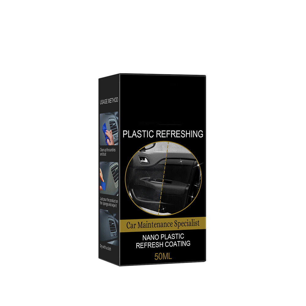 US Car Plastic Revitalizing Coating Plastic parts Refurbish Agent Kit Dustproof