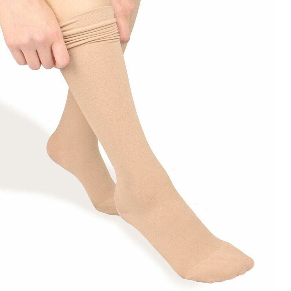 US 6-12Pairs Compression 15-20mmHg Graduated Support Socks Calf Men Women S-XXL