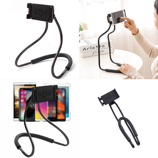 US 2-4 Pc Neck Hanging Flexible Holder Lazy Bracket Universal Mobile Phone Stand