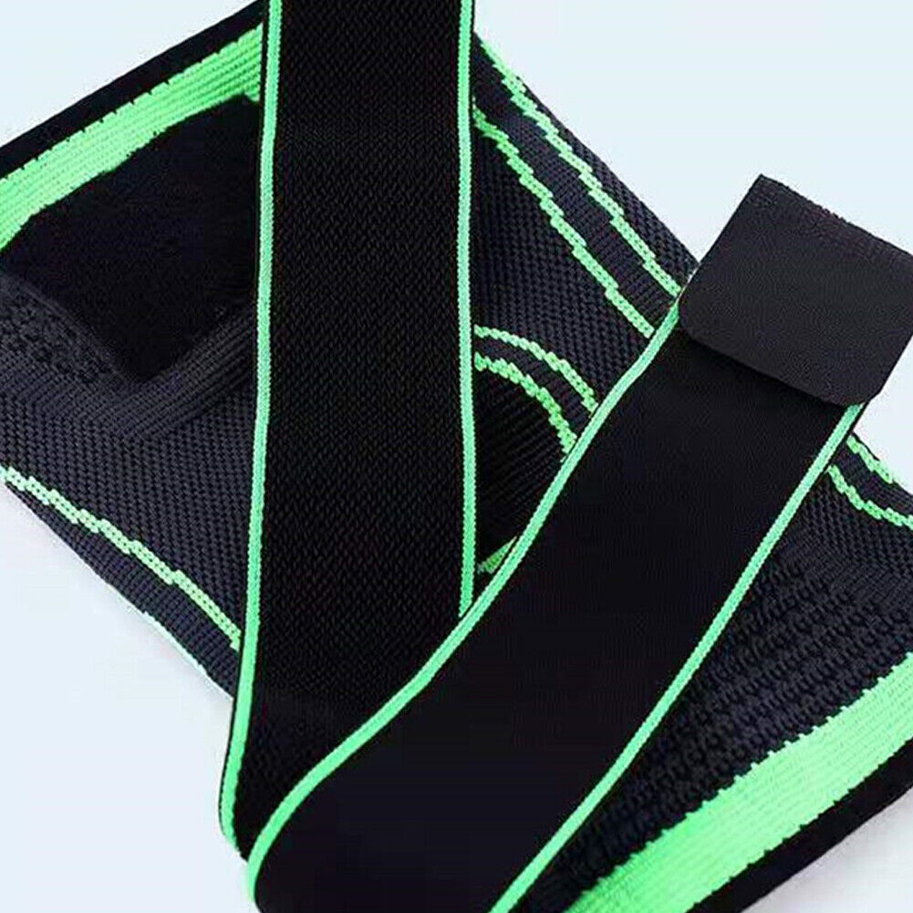 US 1 Pair Knee Sleeve Compression Brace Support Pads Joint Pain Arthritis Wrap