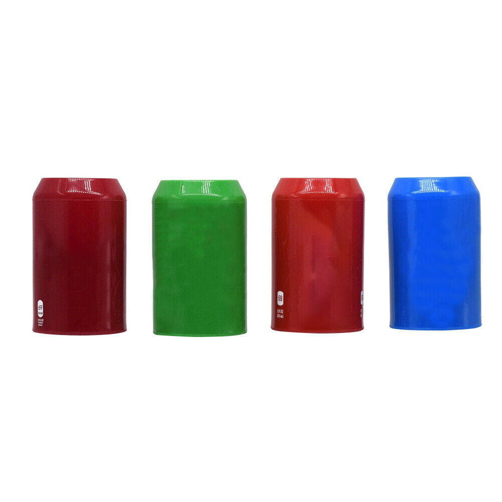 US 4-8 Pack Silicone Beer Can Covers Hide A Beer (4 PACK) Variety Pack
