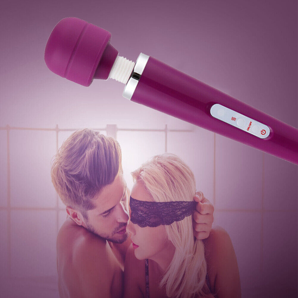 US 1-2 Pc Multispeed Vibrator Handheld Dildo Massager Waterproof Speed Safe Play