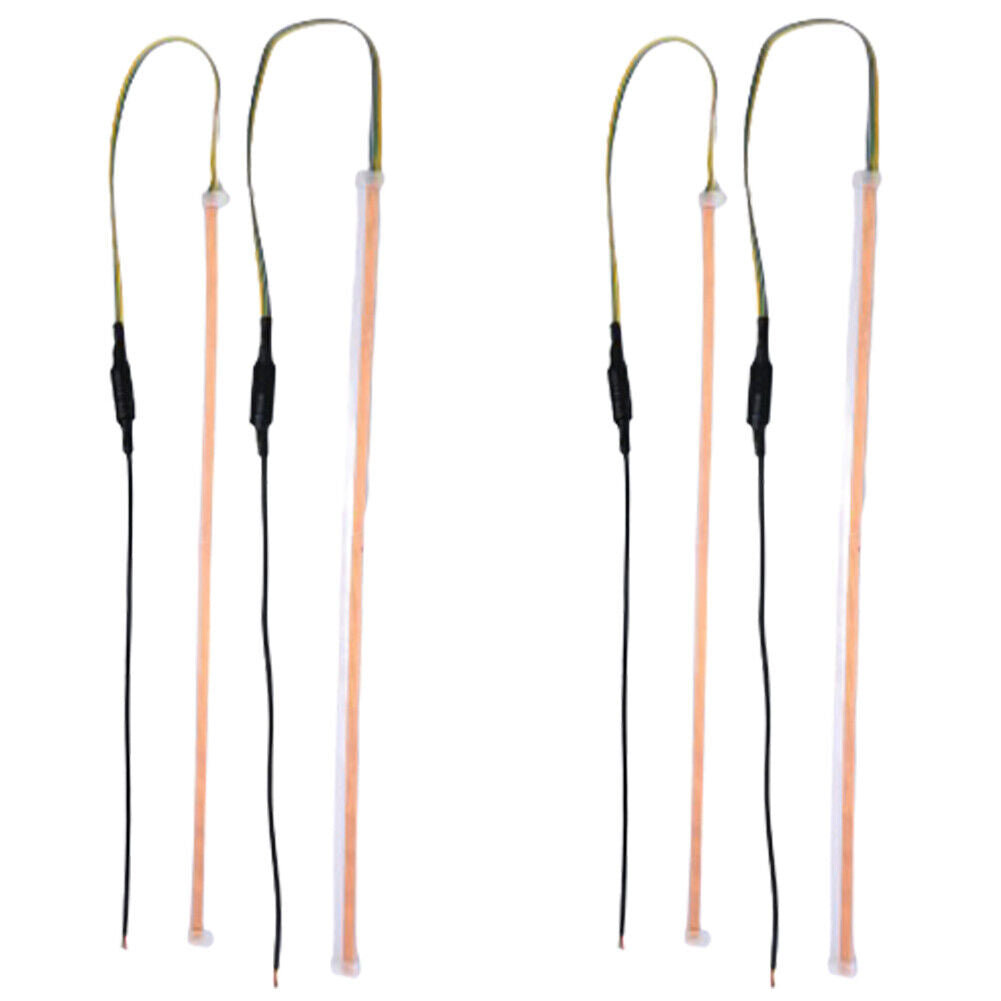 US 2-4 Pack 23.62'' Flexible IR LED Waterproof Slim Turn Signal Strip Headlight