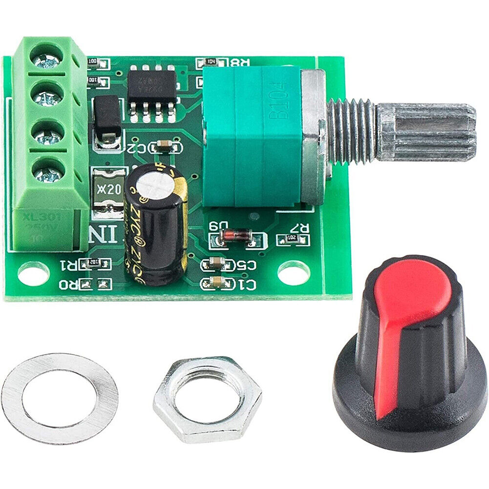US PWM Low Voltage Dc 1.8V 3V 5V 6V 12V 2A Motor Speed Controller LED Dimmer