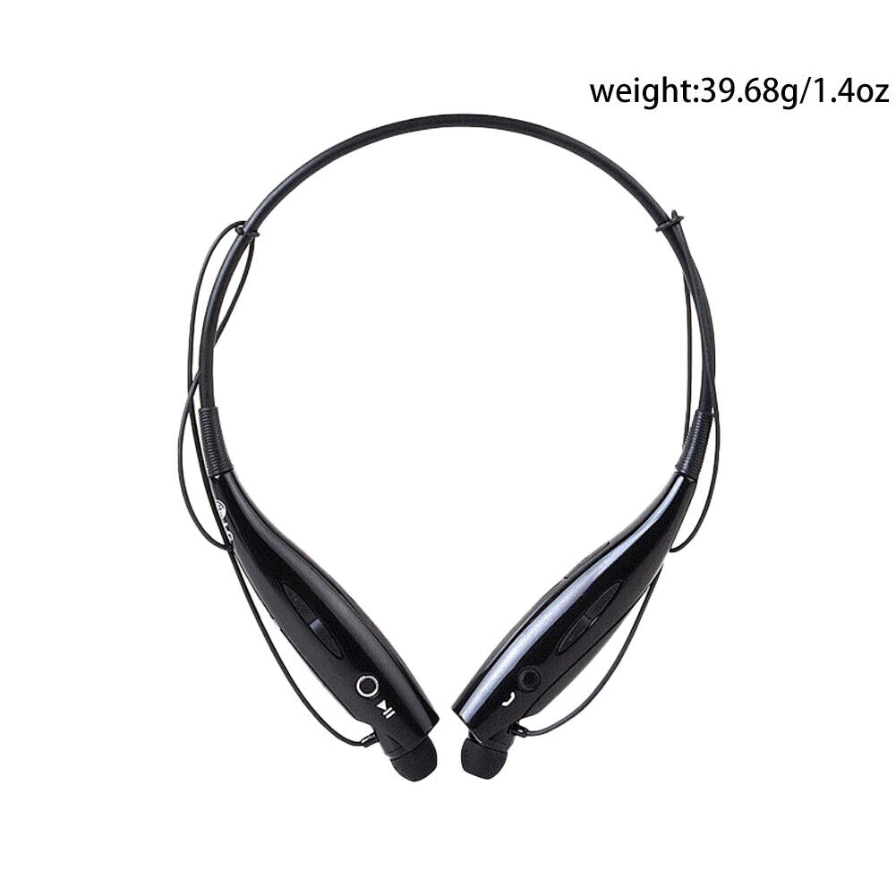 1-2Pc Bluetooth Neckband Wireless Headphones Mic Headset Stereo Earbuds Earphone