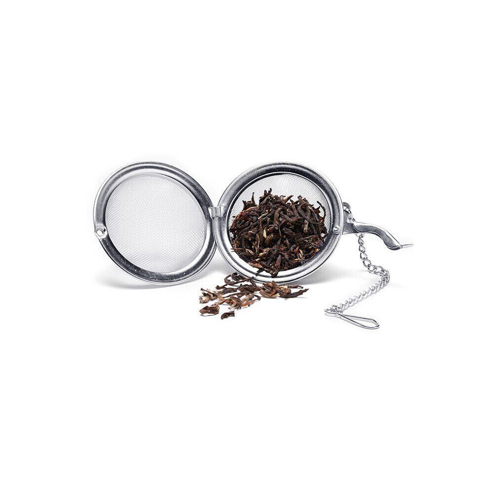 US 1-2 Pc Stainless Steel Mesh Tea Ball Strainer Diffuser Steeper Lock Filtering