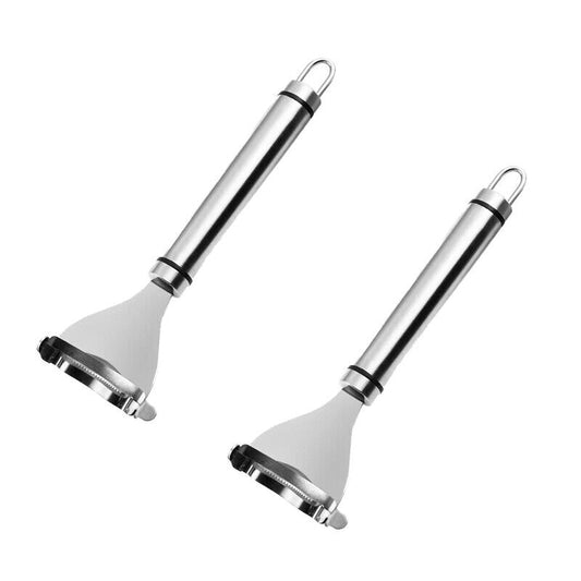 US 2-4 Pack Stainless Steel Corn Cob Peeler Remover Kernel Cutter Thresher Tool