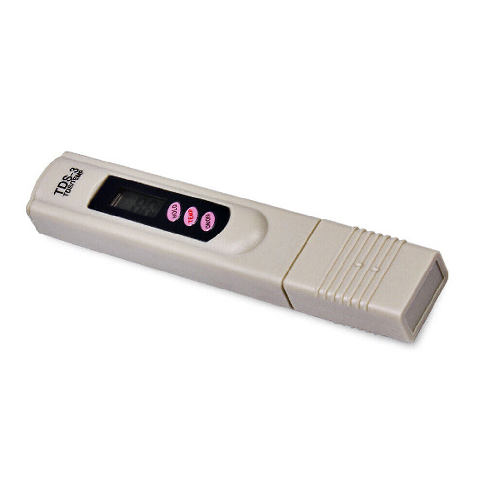US Handheld Water Quality Hardness Purity Digital LCD Meter 0-9990 PPM TDS TDS-3